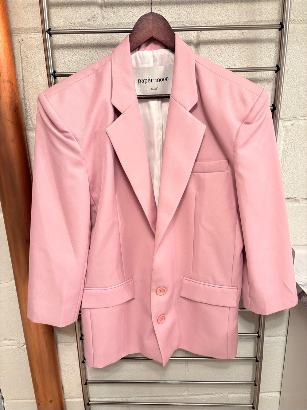 Papermoon Pink Blazer Jacket